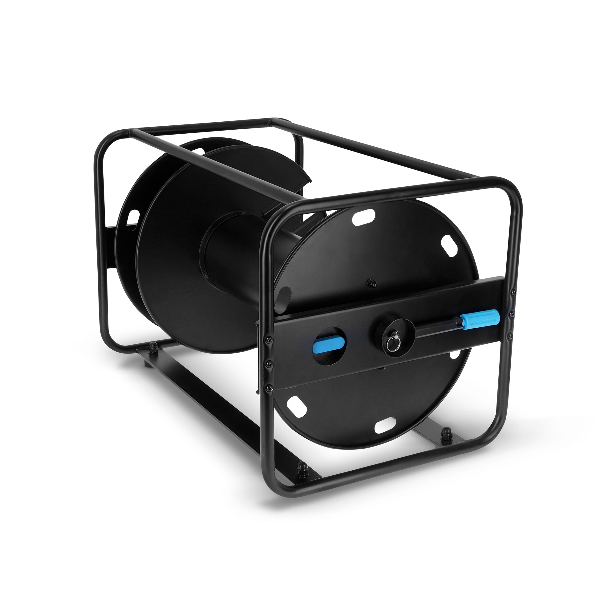 Adam Hall Cables 4 STAR CD 650 - cable drum - 65 cm wide, osztott steel dob, black