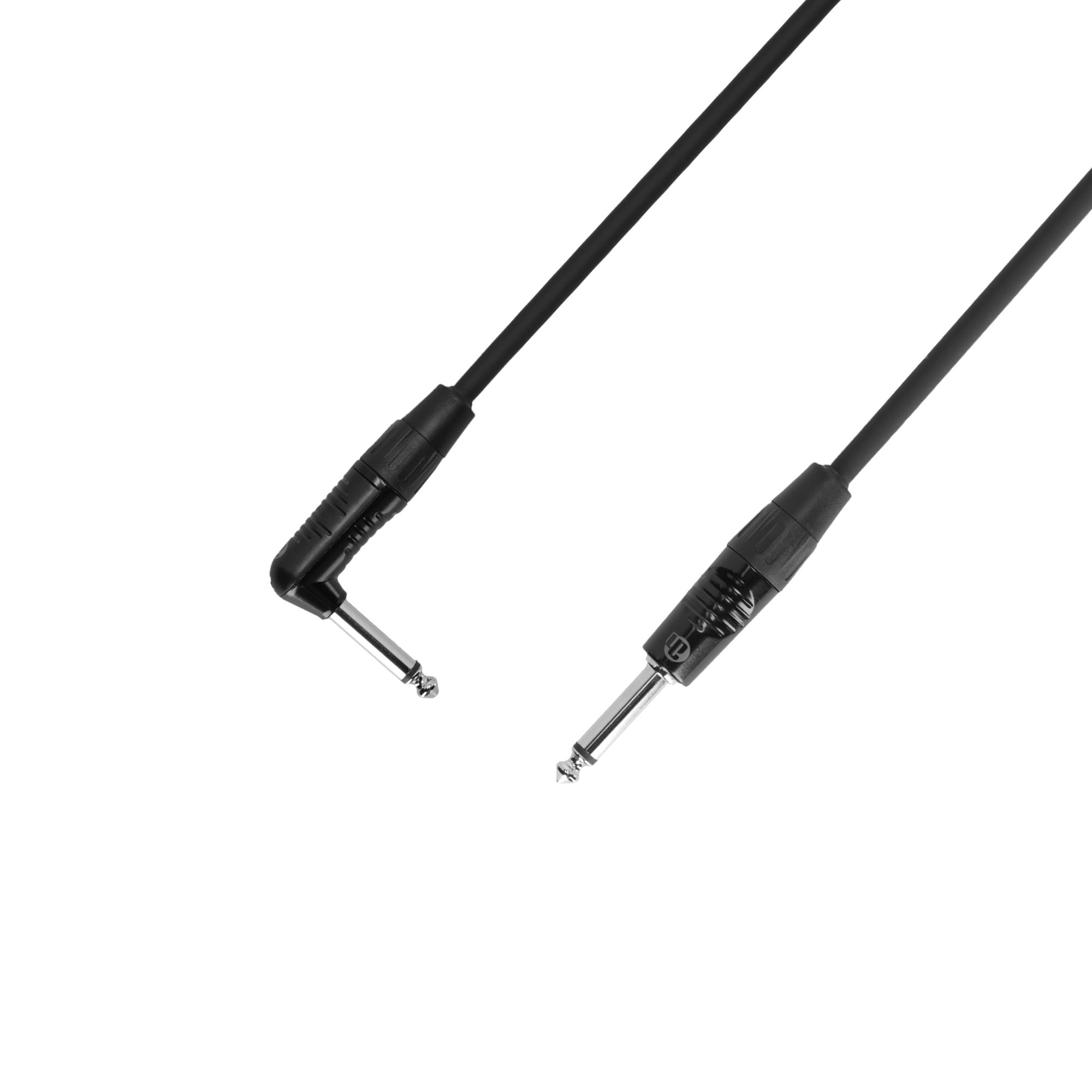 Adam Hall Cables 4 STAR IPR 0450 - guitar - instrument cable | Rean right-angle Jack TS x Jack TS | 4,5 m