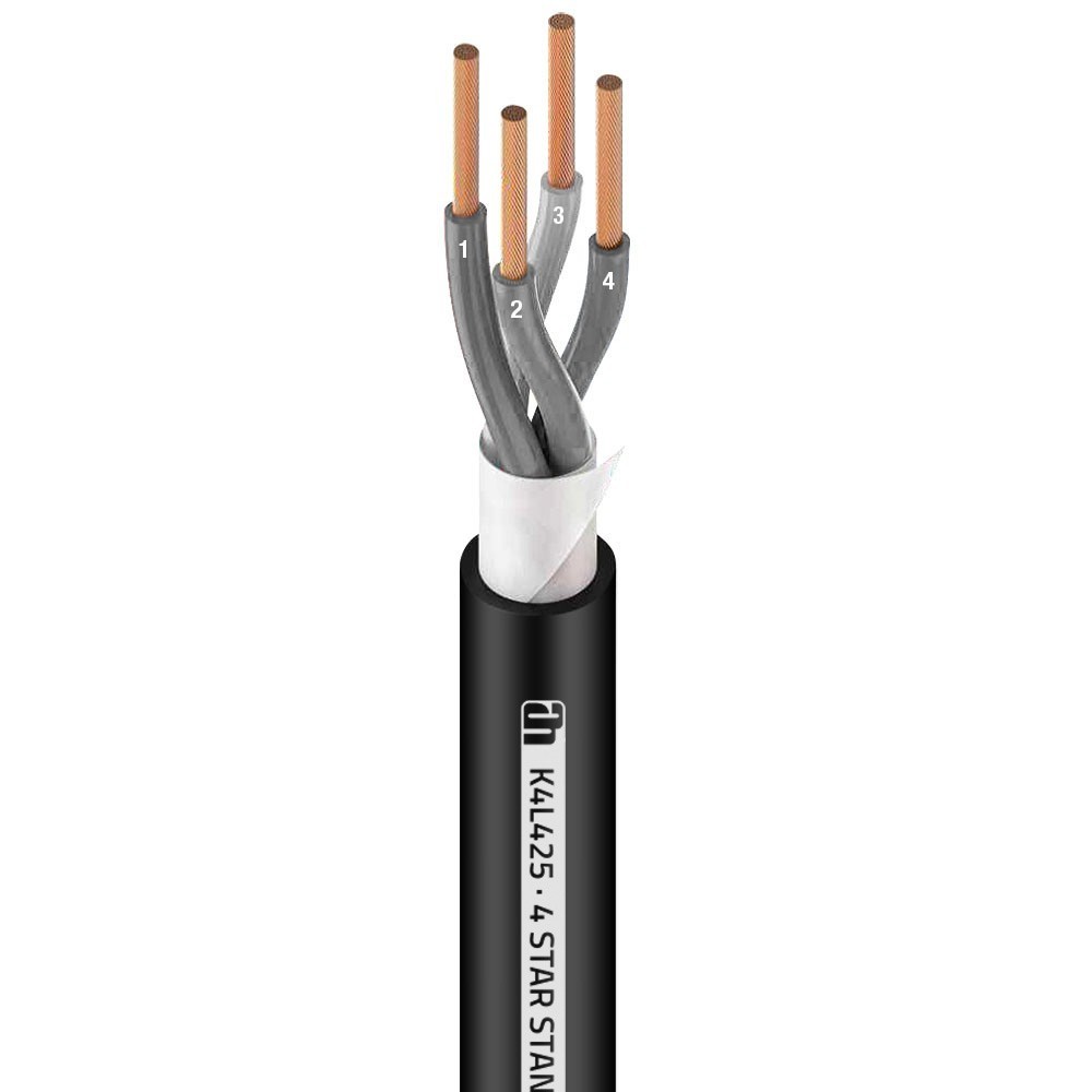 Adam Hall Cables 4 STAR SPEAKER 425 - speaker cable | 4x2,5 mm² AWG13 | 100 m