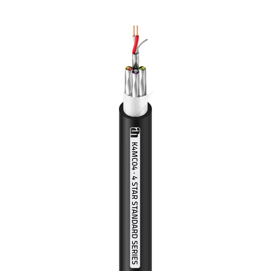 Adam Hall Cables 4 STAR MULTICORE 04 - multicore cable | 4-channel 8x0,14 mm² AWG26 | 1 m