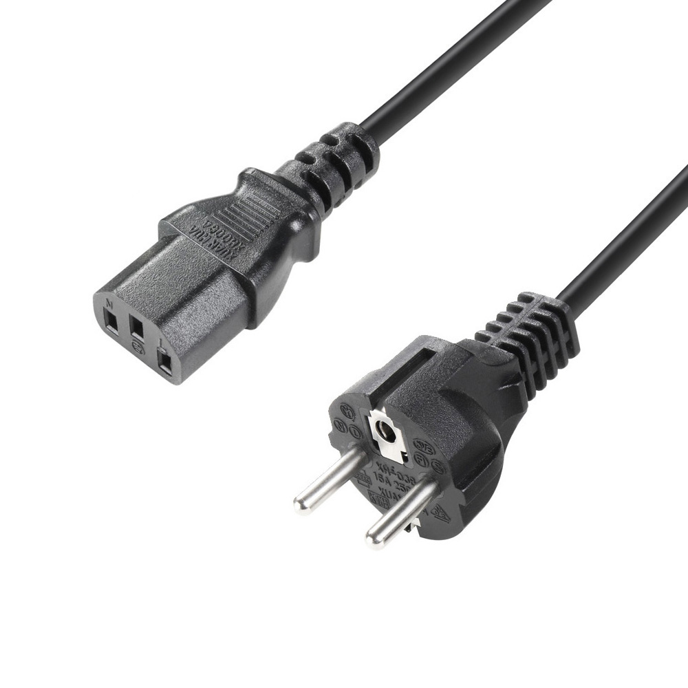 Adam Hall Cables 4 STAR PKD 0500 - power cable | Adam Hall IEC C13 x CEE 7/7 | 5 m