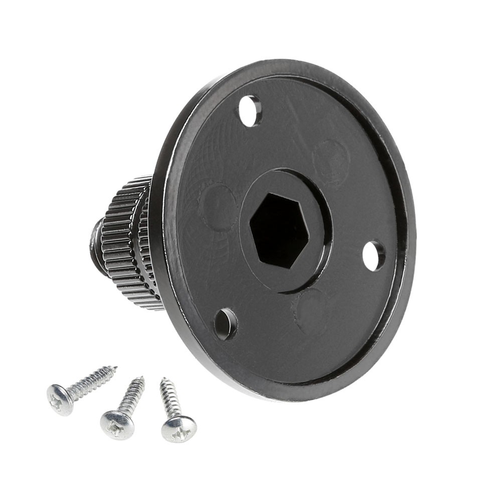 Adam Hall D921 BLK - talp gégecsőhöz 3/8" menettel, fekete - 2. kép