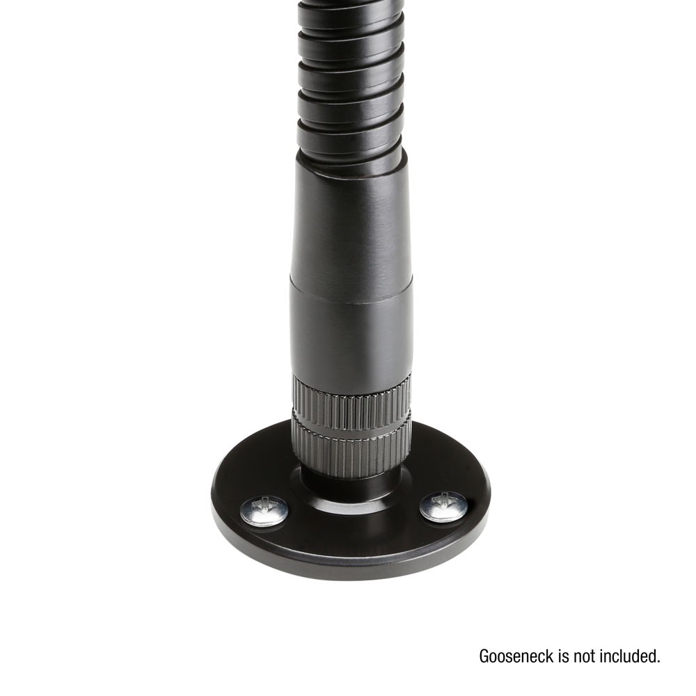 Adam Hall D921 BLK - talp gégecsőhöz 3/8" menettel, fekete - 3. kép