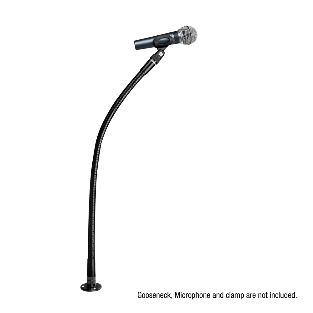 Adam Hall D921 BLK - talp gégecsőhöz 3/8" menettel, fekete - 4. kép