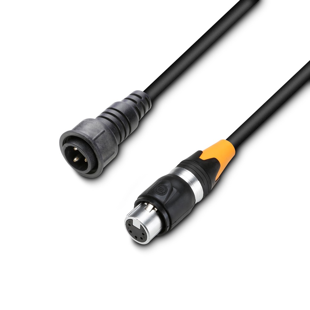 Cameo DMX 5 AD OUT IP65 - DMX kábel 5 pólusú, kimeneti, 1 méteres, IP65 minősítésű