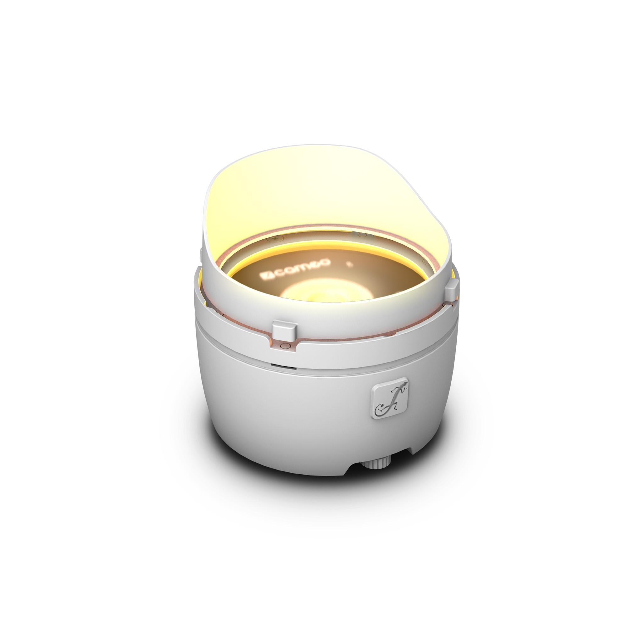 Cameo DROP B1 WH - akkumulátorról működő, 1x15 W RGBWA+UV LED, W-DMX™, IP65 minősítés, white housing