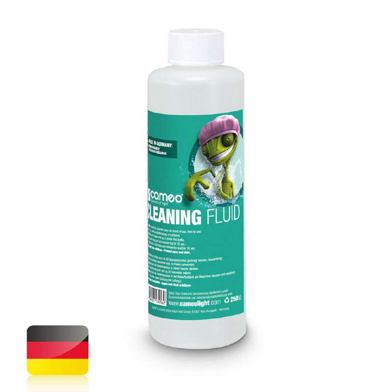 Cameo CLEANING FLUID 0,25 L - speciális fluid füstgépek tisztításához, 250 ml