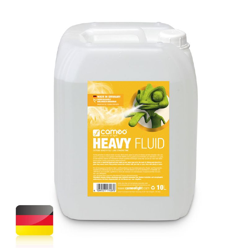 Cameo HEAVY FLUID 10 L - füstgépekbe for fluid nagyon sűrű füsthöz, nagyon long szétoszlási idővel, 10 liter