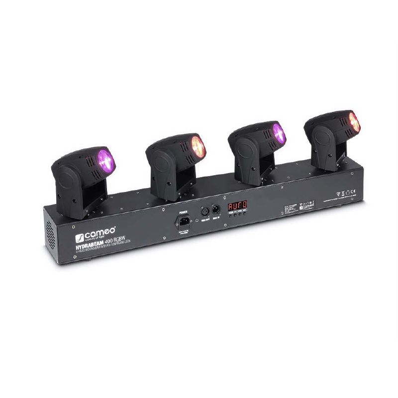 Cameo HYDRABEAM 400 RGBW - Moving Head ultra gyors moving head light vezérlő sávon, 4x10 W, CREE RGBW LED