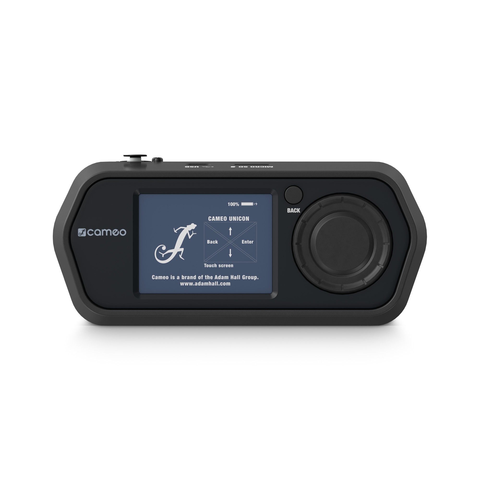 Cameo UNICON - távvezérlő/kijelző UNICON installációs, lámpák konfigurálásához, DMX/RDM
