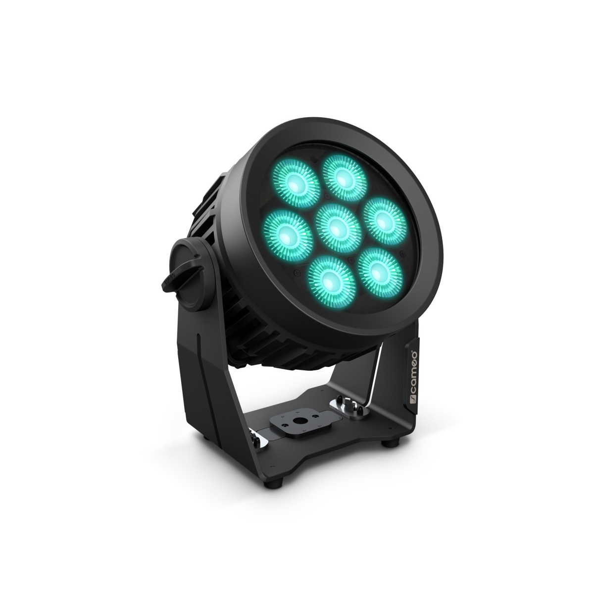 Cameo FLAT PRO 7 G2 - outdoor spotlight, 7x10 W RGBWA LED, black housing