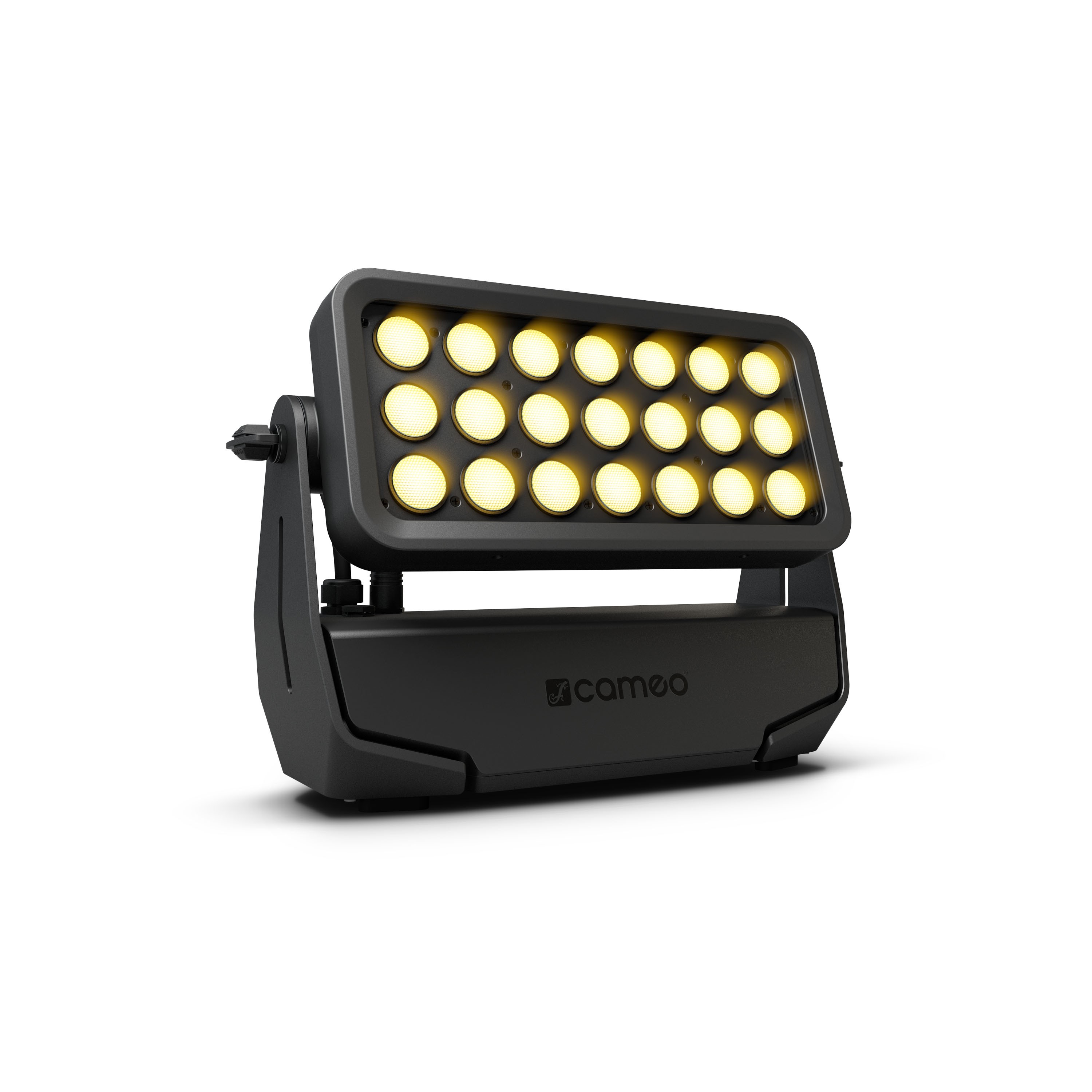 Cameo ZENIT B 200 - professional, akkumulátorról működő, outdoor floodlight, 21x15 W RGBW Cree LED, W-DMX™, IP65, black housing