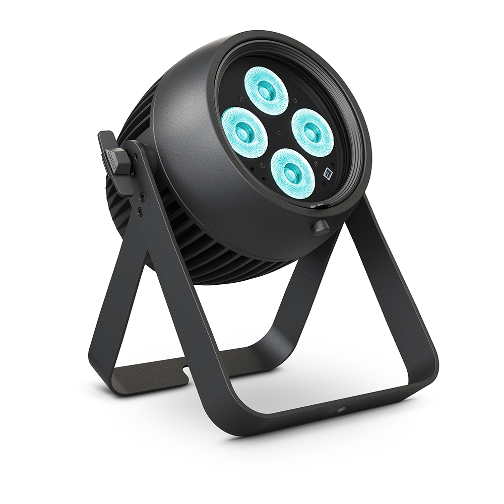 Cameo ZENIT B60 B LSD - professional, akkumulátorról működő, outdoor floodlight, 4x15 W RGBW Cree LED, W-DMX™, IP65, black housing