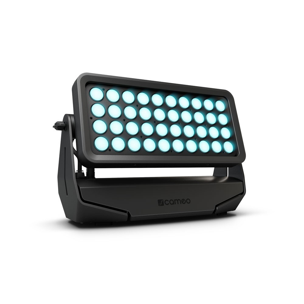 Cameo ZENIT® W600 - professional outdoor wash light fixture, 40x15 W RGBW CreeLED, 21000 lm fényárammal