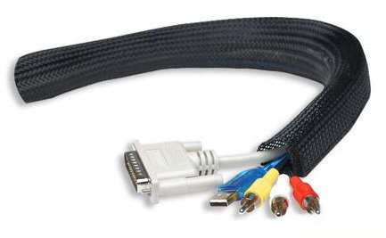 Techflex FL-PET3BLK - PET Standard braided sleeving