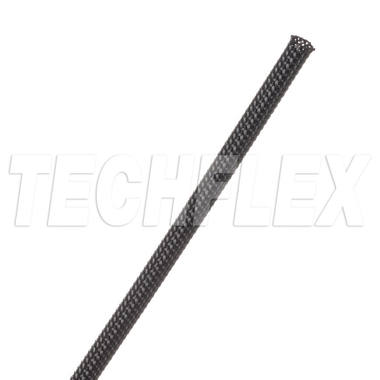 Techflex FL-PETCC18BLK - PET Clean Cut braided sleeving