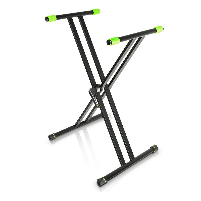 Gravity KSX 2 - keyboard stand, dual X type, gyorszárral, black
