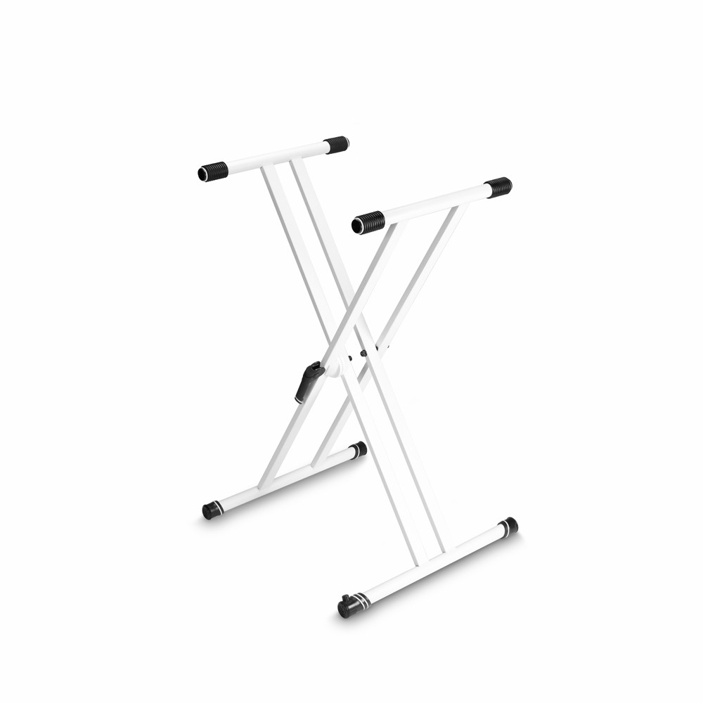 Gravity KSX 2 W - keyboard stand, dual X type, gyorszárral, white