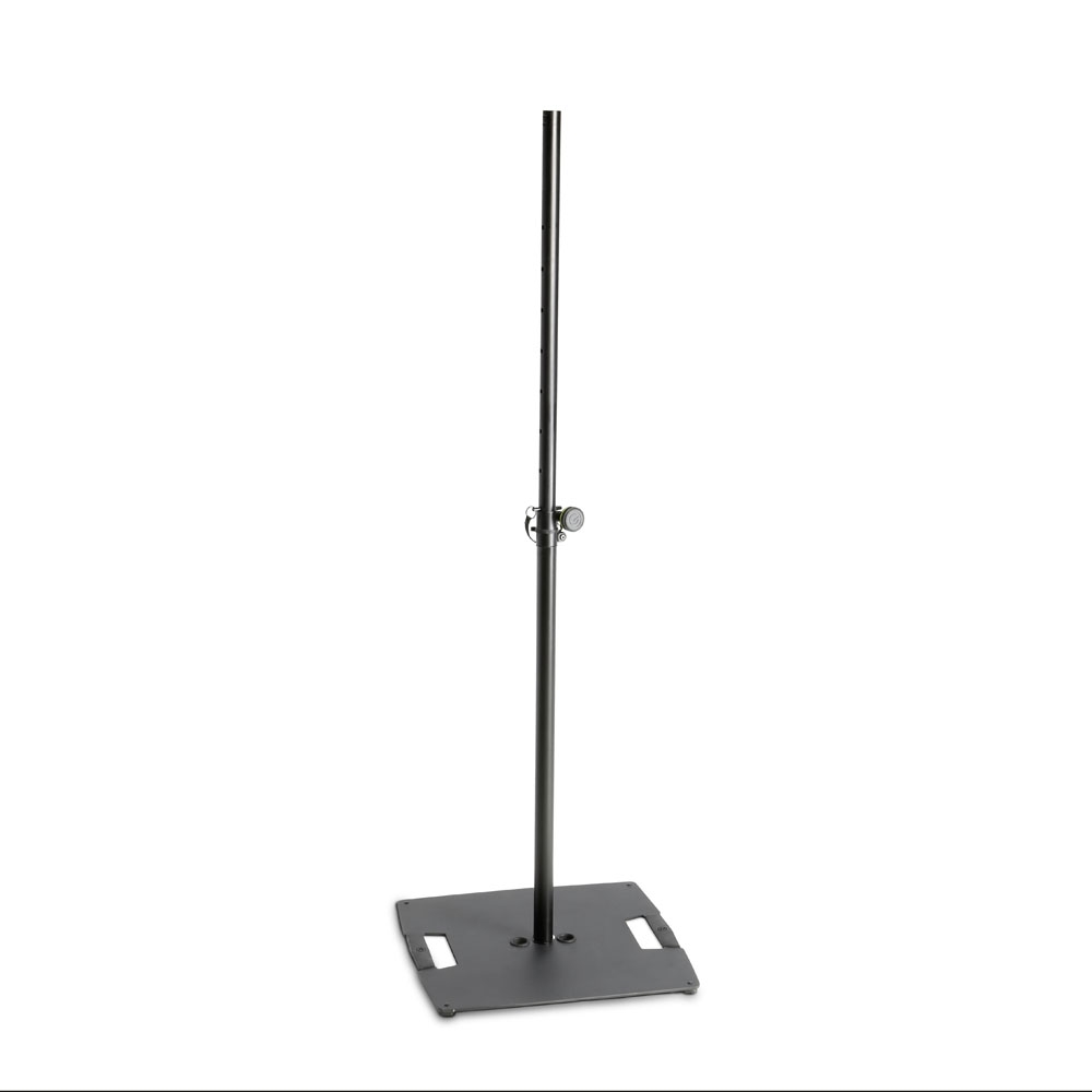 Gravity LS 331 B - light fixture stand, 2,4 m magasra kitolható, négyzetes steel base, black