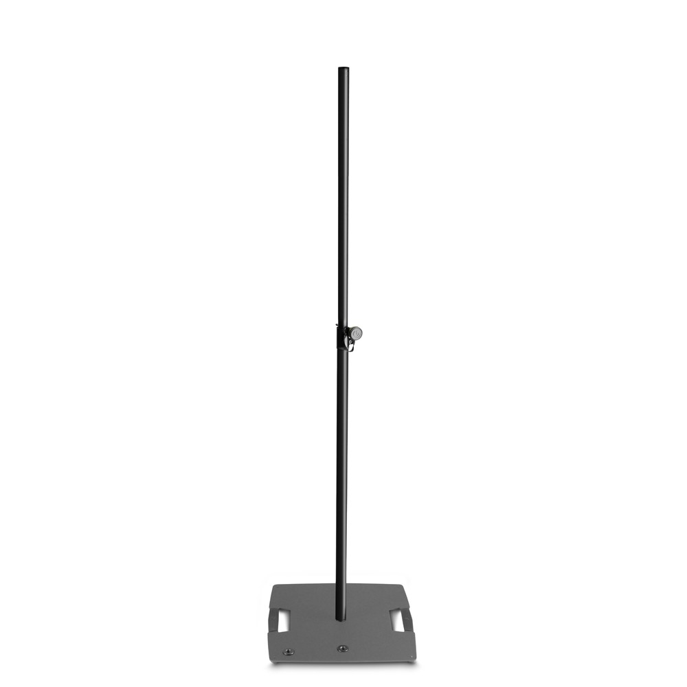Gravity LS 431 B - light fixture stand, 2,4 m magasra kitolható, négyzetes steel base 3 x M20 menettel, black