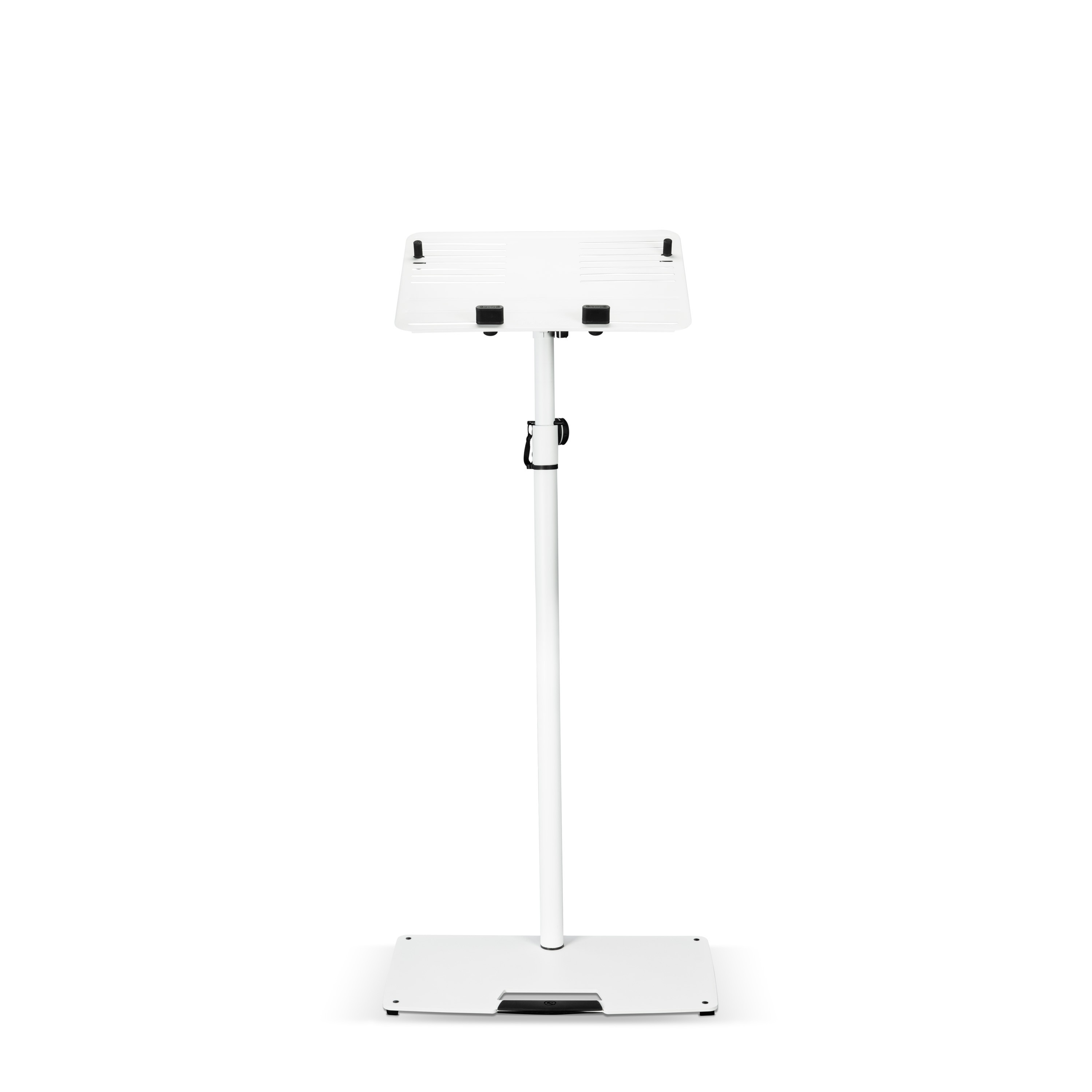 Gravity LTS T 02 W - laptop and kontroller stand, adjustable rögzítőcsapokkal, steel talppal, white