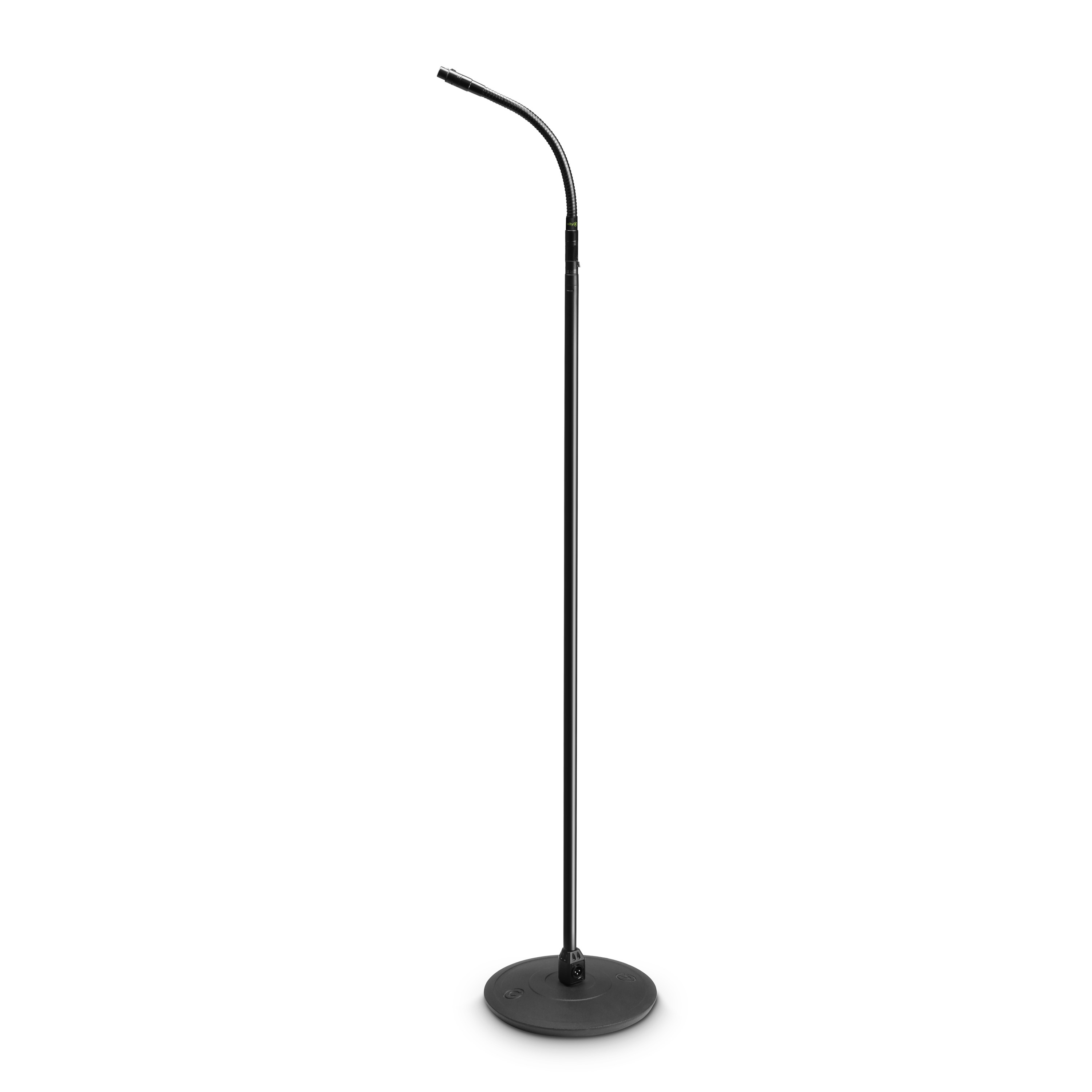 Gravity MS 23 XLR B - microphone stand, kör talppal, oszlopban kábelezett XLR end, XLR-es gégecsővel, black