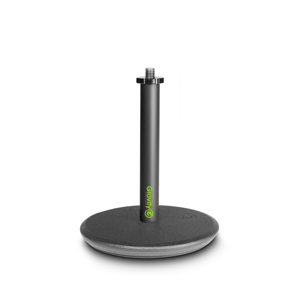 Gravity MS T 01 B - microphone stand, desktop, 3/8" with screw, gégecsőhöz, for microphone, black