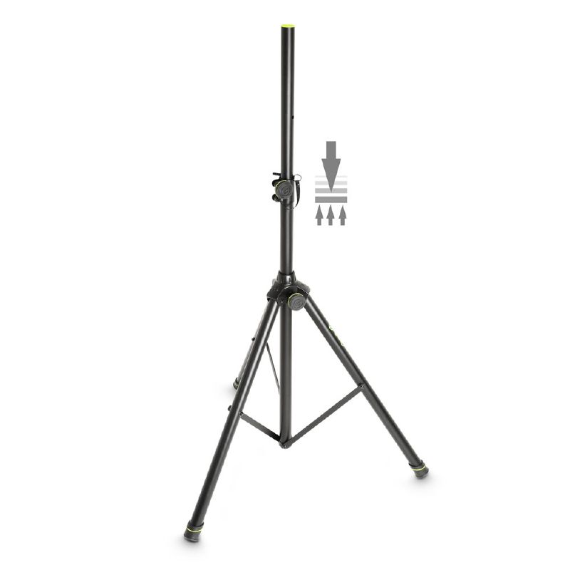 Gravity SP 5211 ACB - speaker stand gázrugóval, aluminium, 35 mm diameter end, black