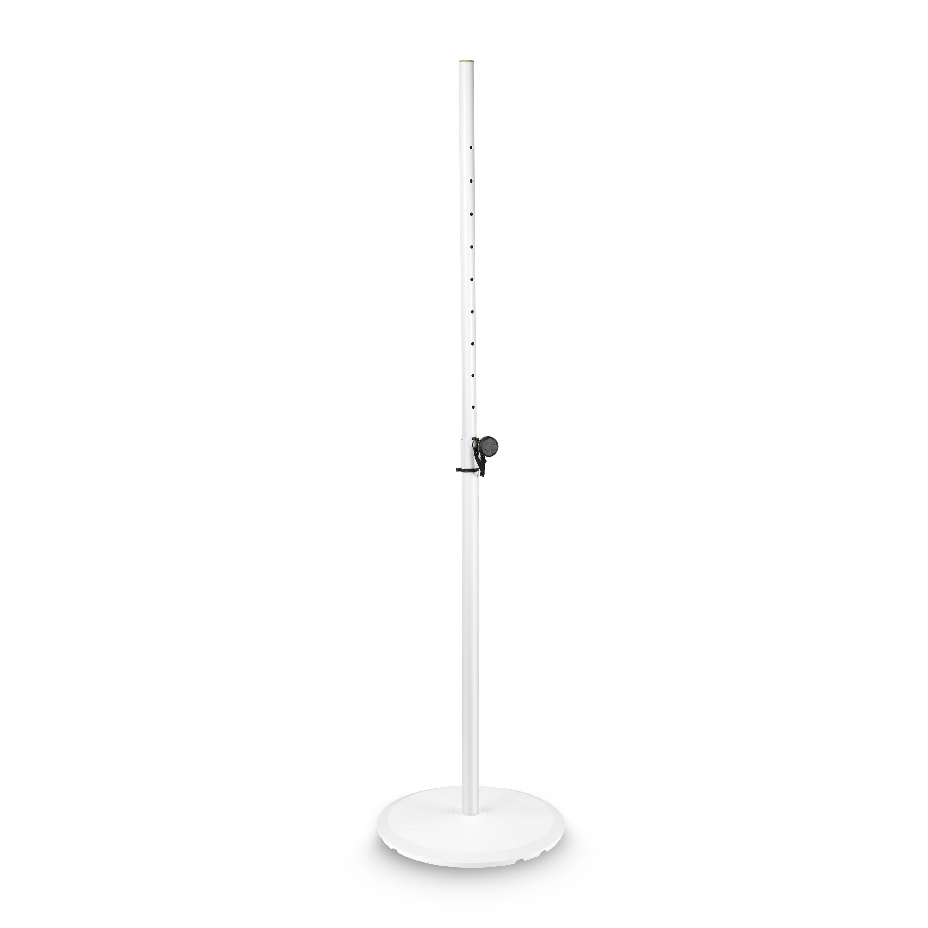 Gravity SSP WB SET 1 W - speaker stand cast iron körtalppal, 35 mm, 1005-1800 mm között adjustable, terhelhetősége 25 kg, white