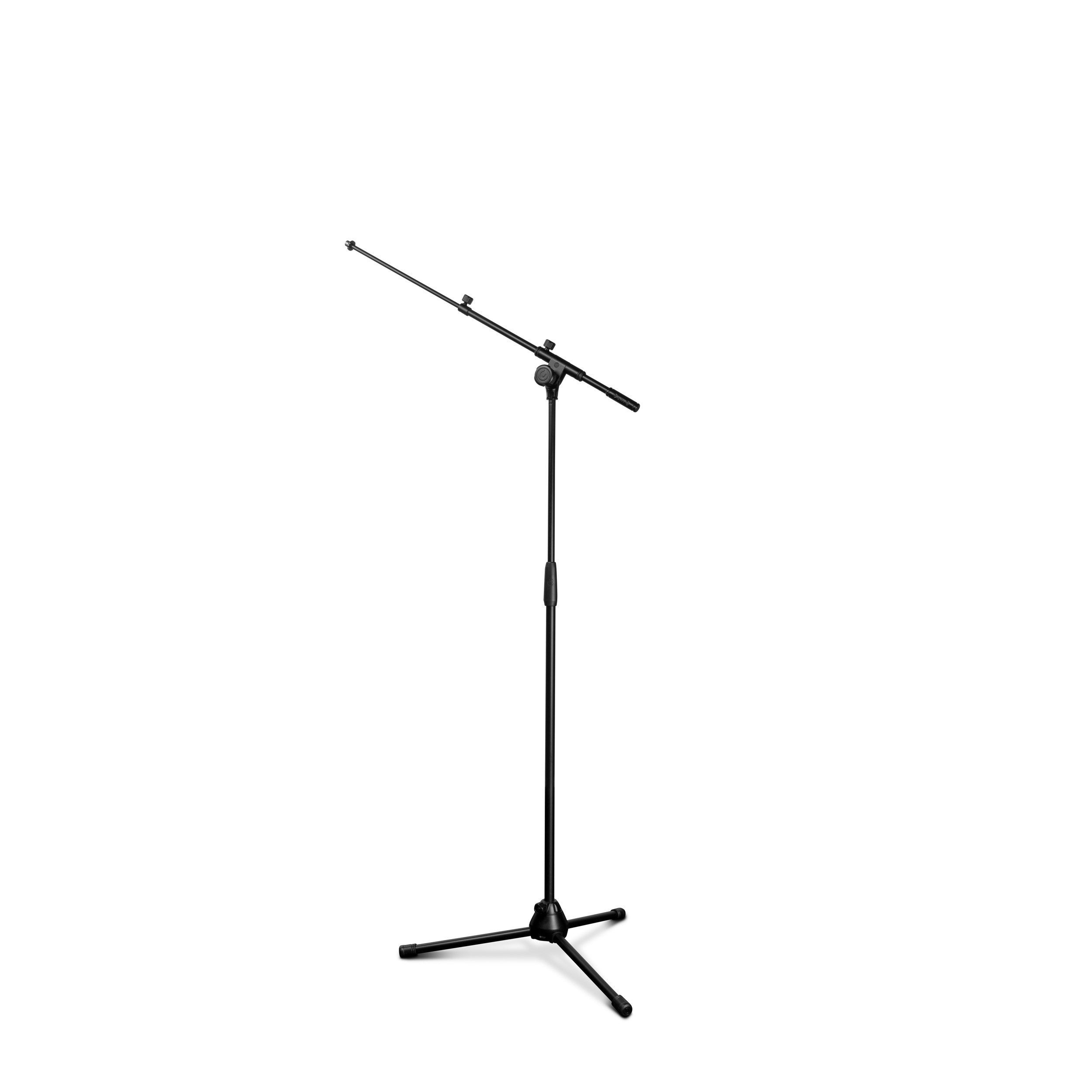 Gravity TMS 4322 B - microphone stand "Touring series" - 2 ponton adjustable dual with boom arm, black