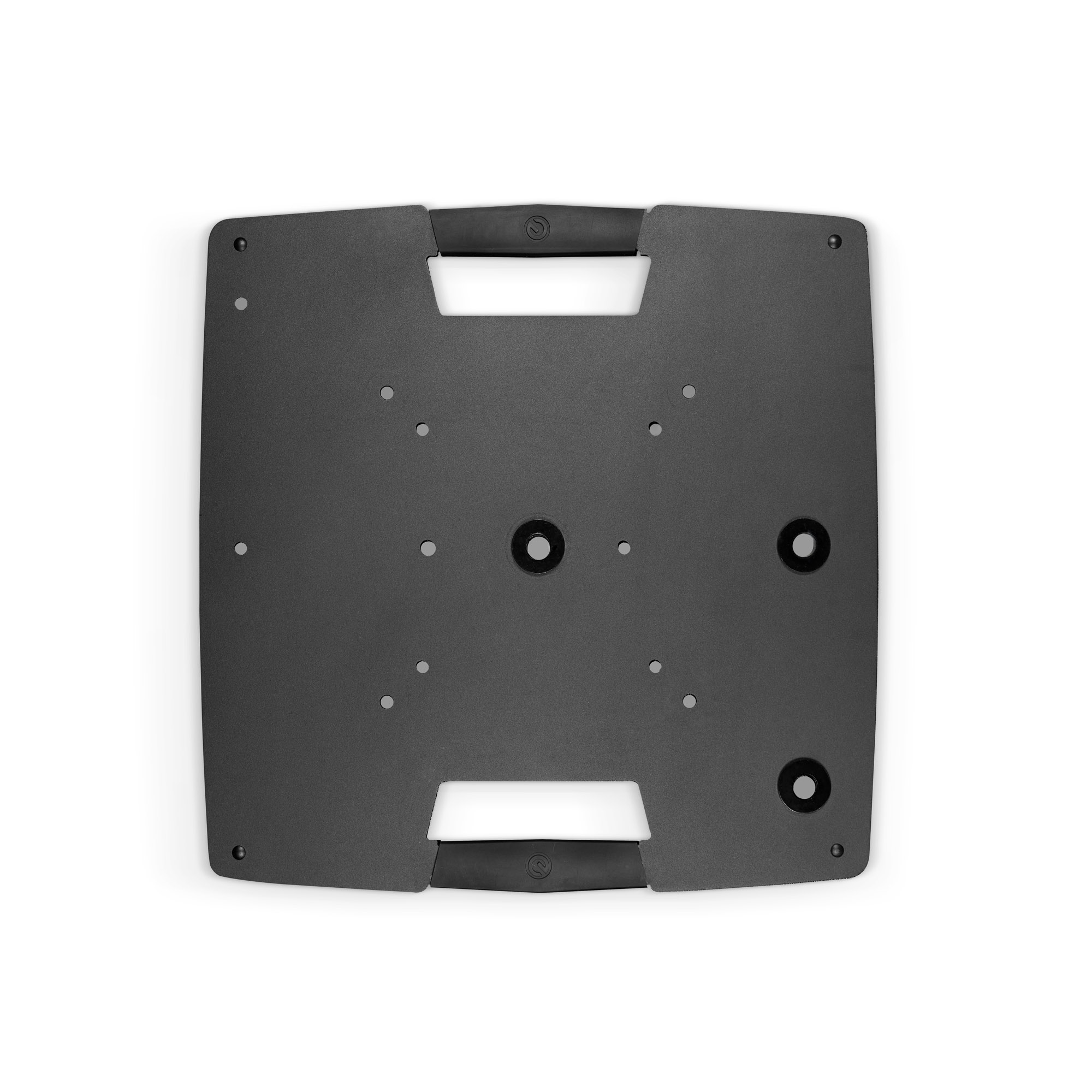 Gravity TWB 431 T B - speaker stand base traverz rögzítési lehetőséggel, "Touring series", cast iron, 563 x 563 x 15 mm, 14 kg, black