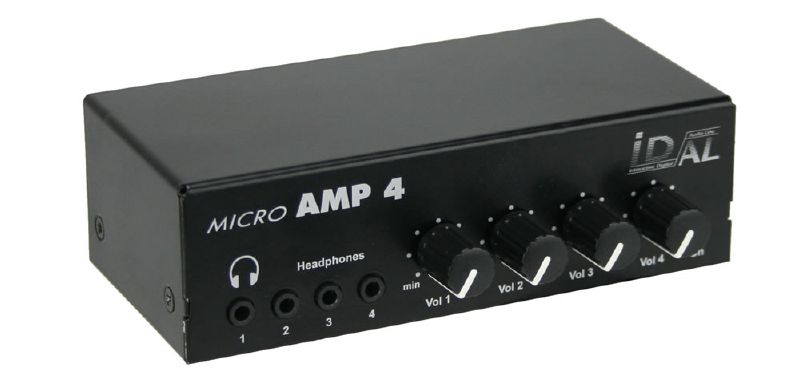 Waves System Micro AMP 4/2 - 2x2 pcs stereo headphone amplifier közös dobozban