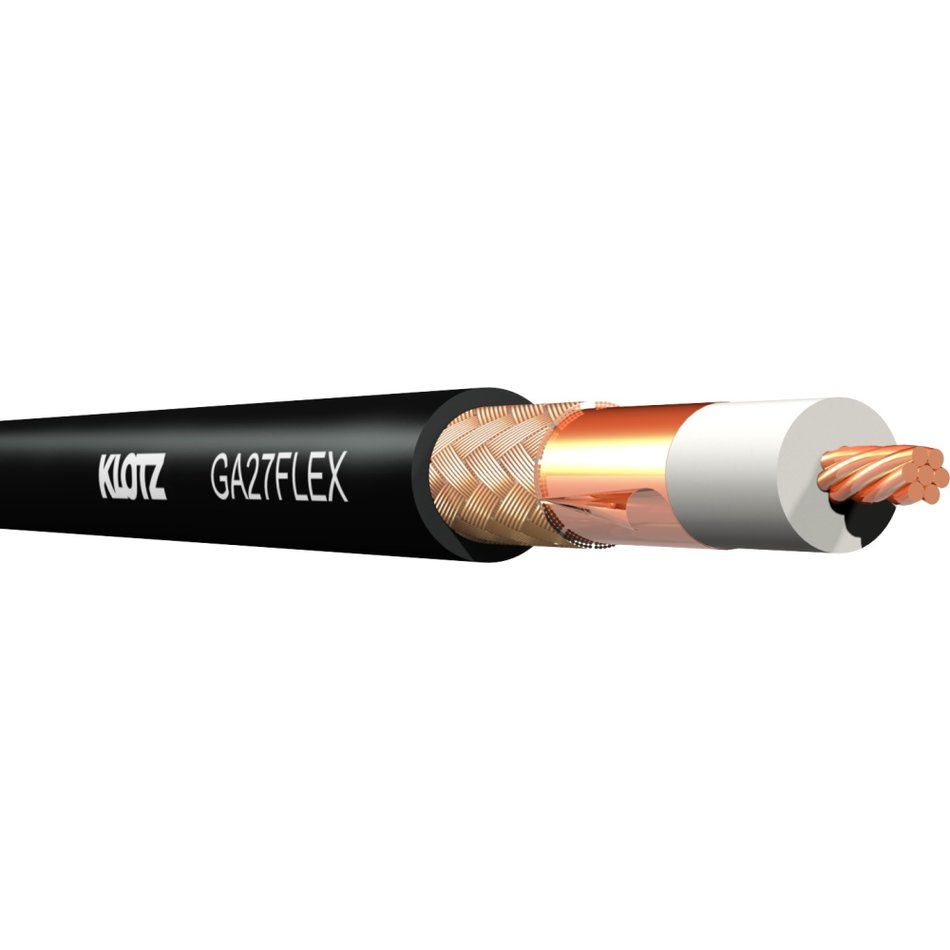 Klotz GA27FLEX.500 - kis csillapítású 50 Ohm coaxial cable, 500 m