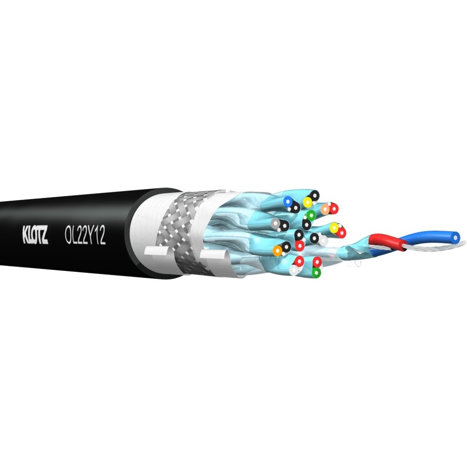 Klotz OL22Y24.100 - OmniLIVE AES/EBU 24x2x0,22 mm mobile multicore cable, 100 m
