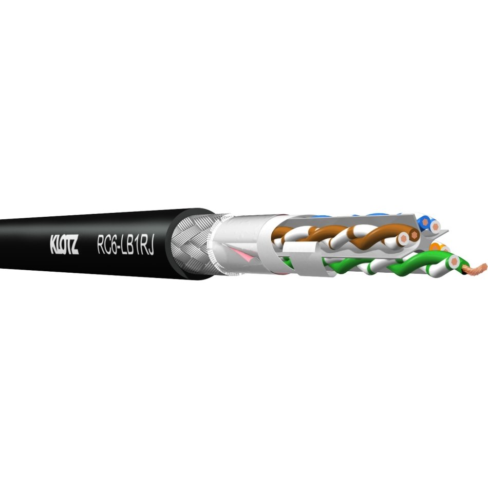 Klotz RC6-LB1RJ.500 - RamCAT6-Flex - SF/UTP mobile cable, 500 m