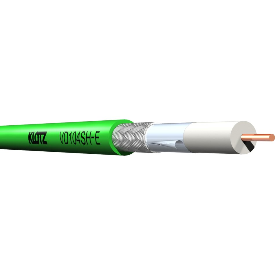 Klotz VD104SH-E.500 - V10/48H digital coaxial video cable, UHD/12GSDI, 1.0/4.8 AF, 500 m