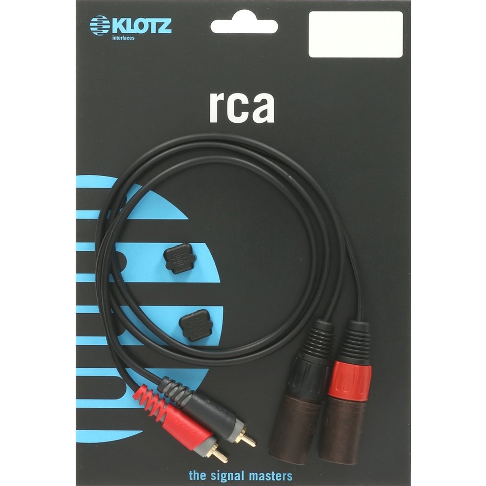 Klotz AT-CM0600 - XLR-RCA dual cable, 6 m