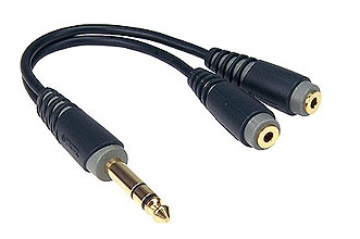 Klotz AYB-2 - Y adapter cable, JACK-JACK, 0,2 m