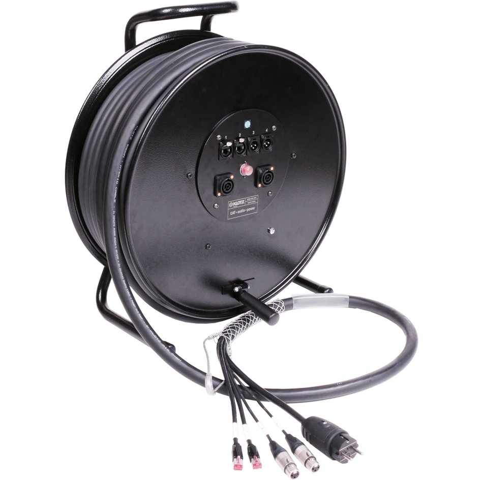 Klotz H3W33CU064 - Hybrid cable, 64 m