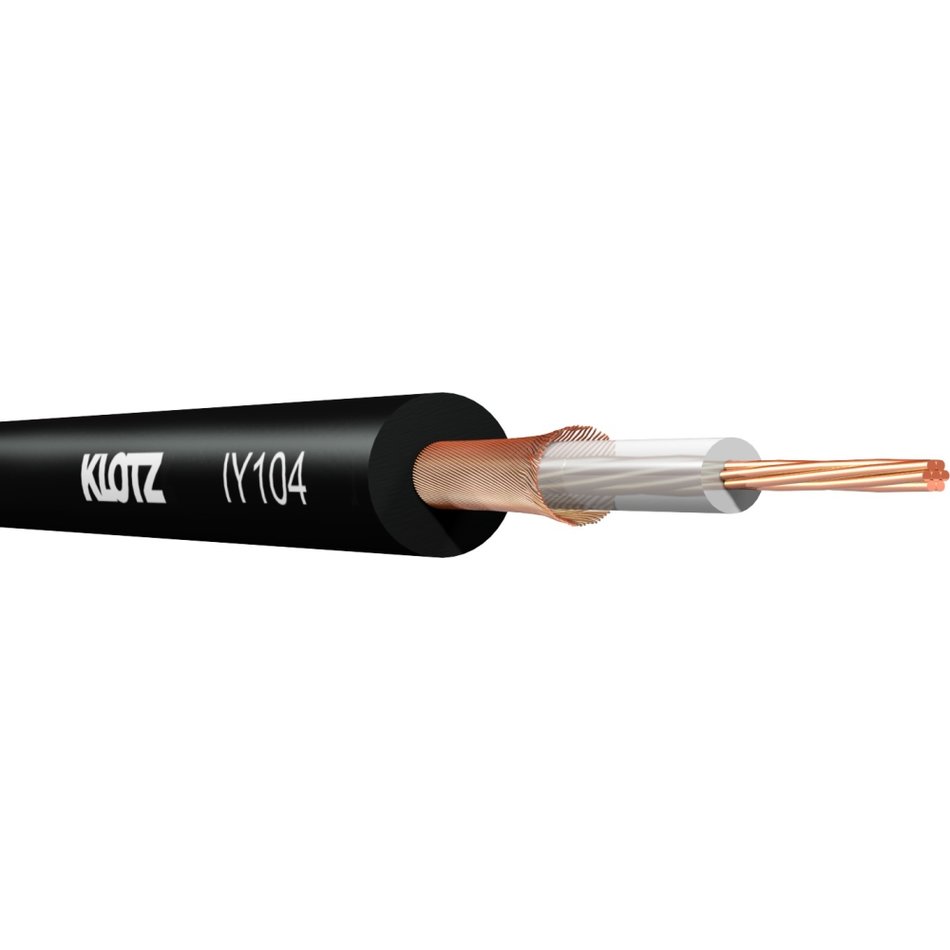 Klotz IY104SW - unbalanced patch cable, coaxial elrendezéssel, custom length per metre