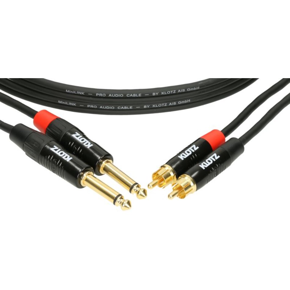 Klotz KT-CJ150 - JACK-RCA dupla kábel, 2 m - 2. kép