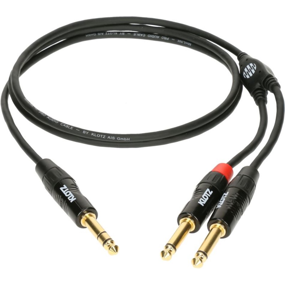 Klotz KY1-600 - Y inzert cable, JACK-JACK, 6 m