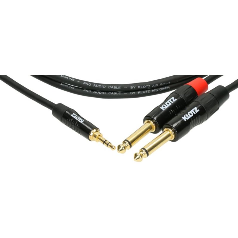 Klotz KY5-600 - Y kábel, JACK-JACK, 6 m - 2. kép
