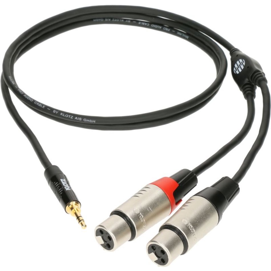 Klotz KY8-300 - Y cable, JACK-XLR, 3 m