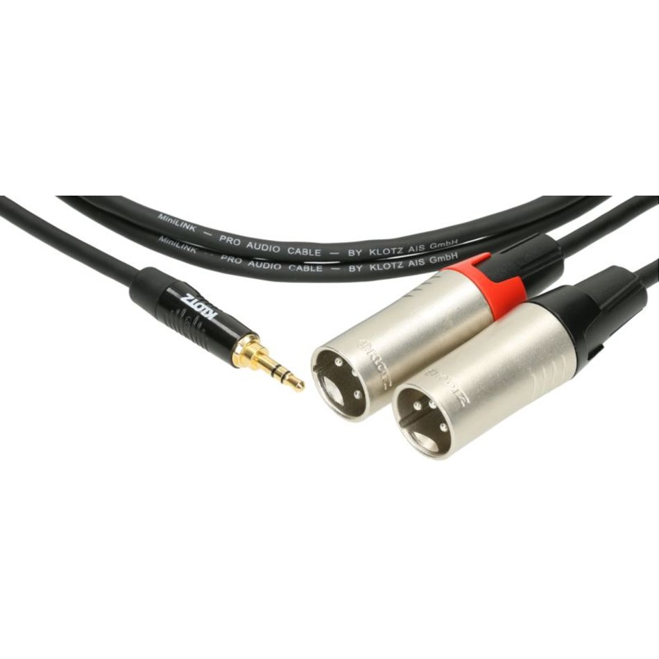 Klotz KY9-180 - Y kábel, JACK-XLR, 1,8 m - 2. kép