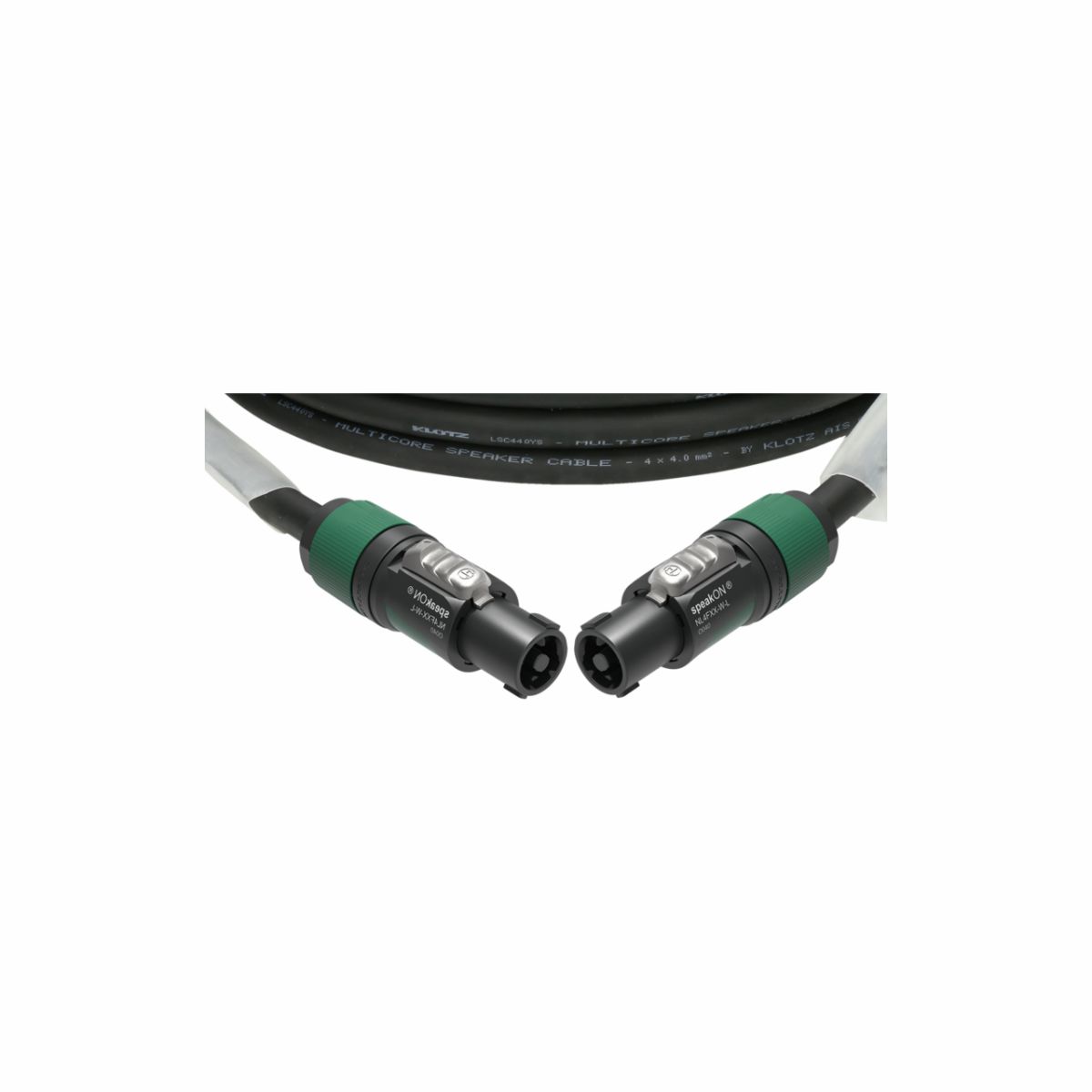 Klotz L44YSPLFF2500 - hangfalkábel, 4x4 mm2, NL4FXX csatlakozó, 25 m - 2. kép