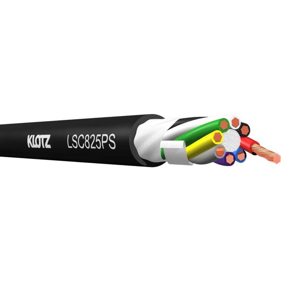 Klotz LSC825PS - multicore speaker cable, 8x2,5 mm, PUR, custom length per metre