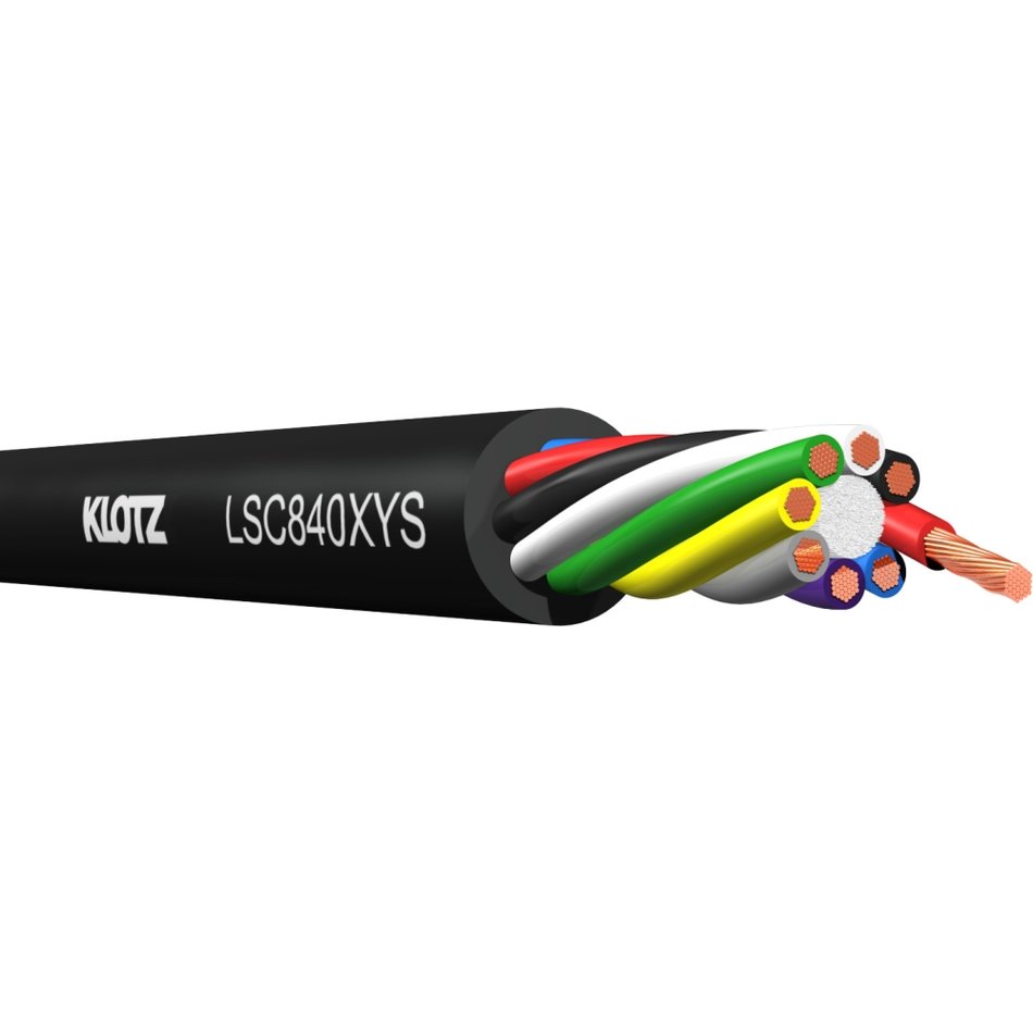 Klotz LSC840XYS - multicore speaker cable, 8x4 mm, PVC, custom length per metre