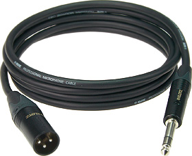 Klotz M1MS1B1000 - XLR-JACK cable, 10 m