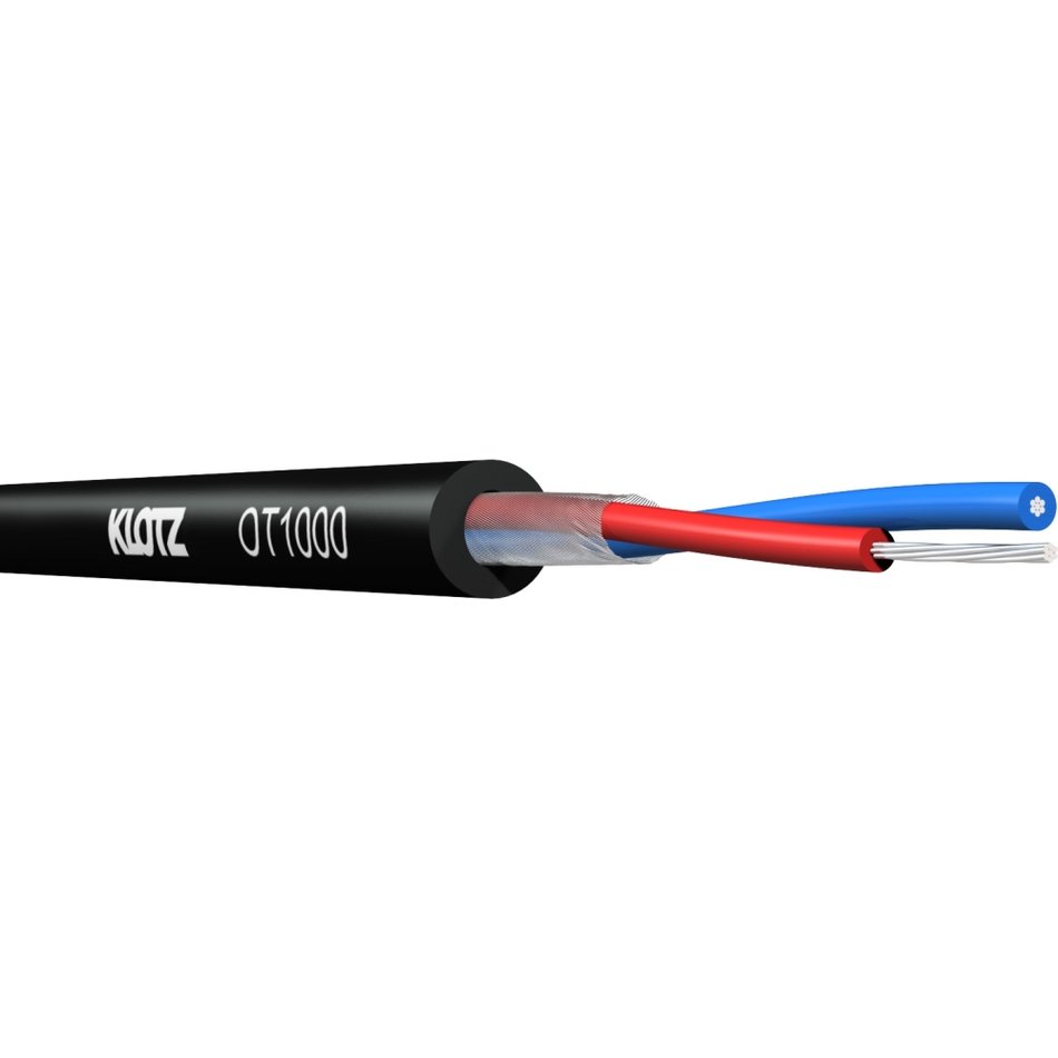 Klotz OT1000 - OmniTRANS AES/EBU (DMX) 2x0,15 mm patch kábel, a gyári kiszereléstől eltérő hosszban